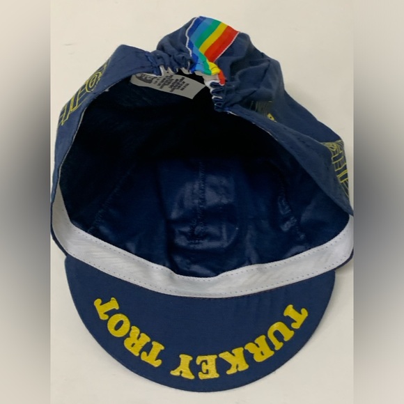 1983 Vintage Rare Dallas YMCA Thanksgiving Turkey Trot Rainbow Running Cap Hat - Picture 5 of 16